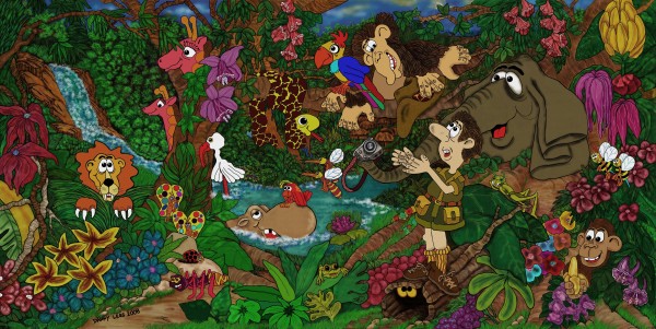 jungle 36x72 pic by Danny Less